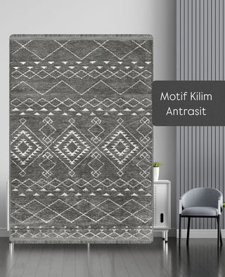 Motif Kilim Antrasit
