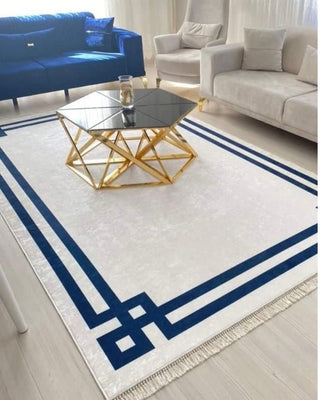 Tasarım Kilim Vogue Mavi Deri