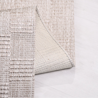 Desenli Sisal EP04K Kare-Bej