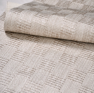 Desenli Sisal EP04K Kare-Bej