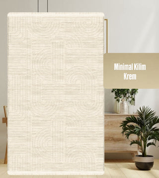Minimal Kilim Kırık Beyaz