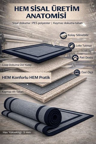 Sisal Soft AS06 Antrasit Gri