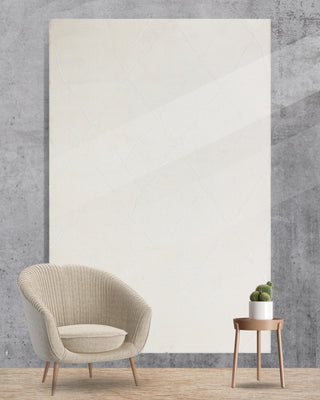 Nora Modern Desenli Makine Halısı Beyaz