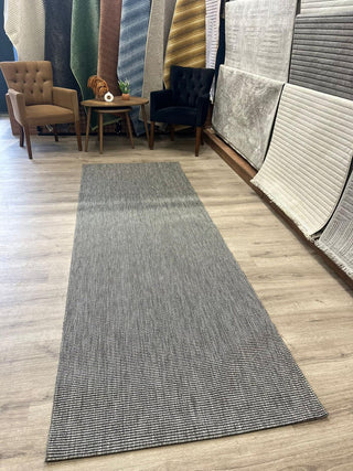 Sisal Prime Gri Düz Desen